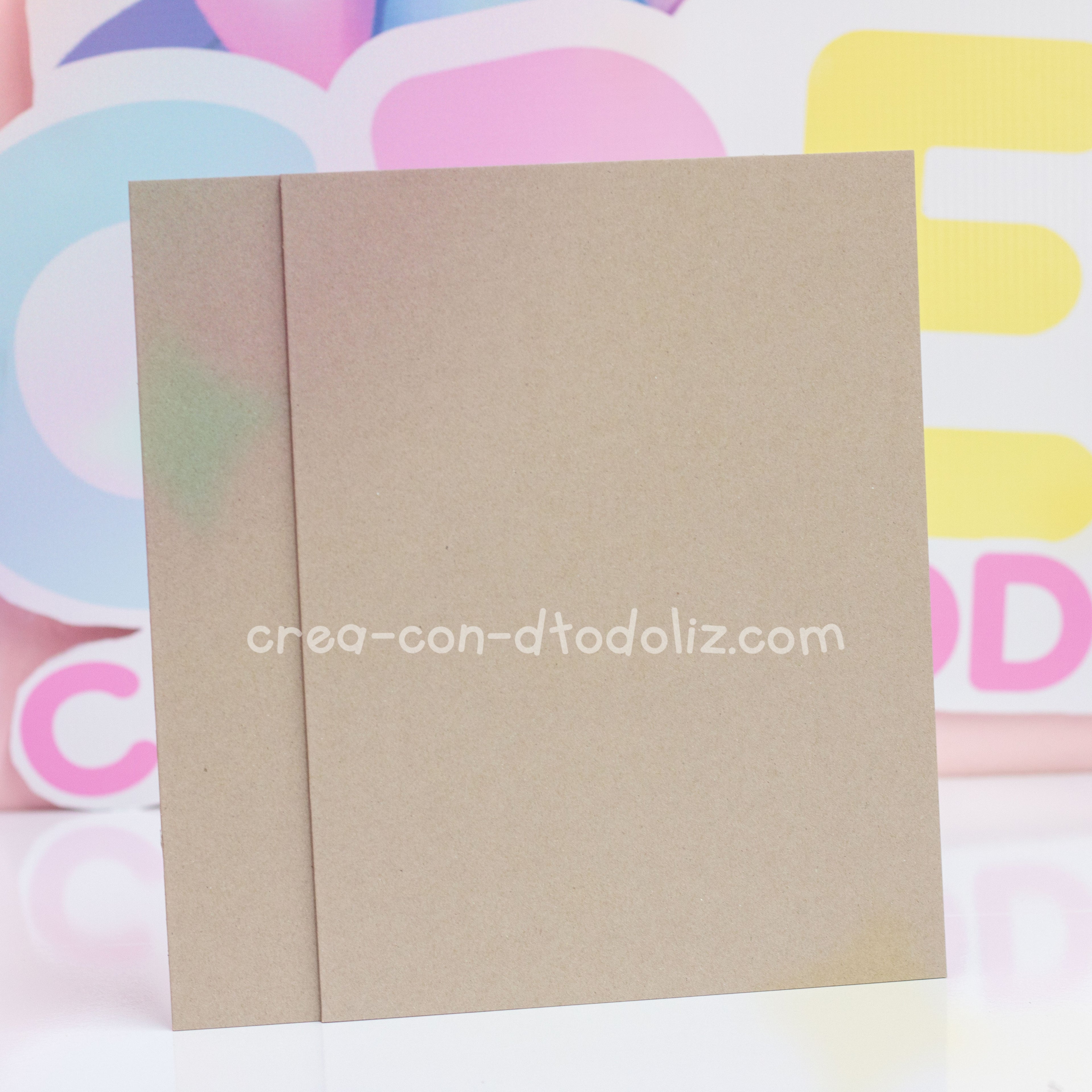 Carton gris 2mm carta 5 pares