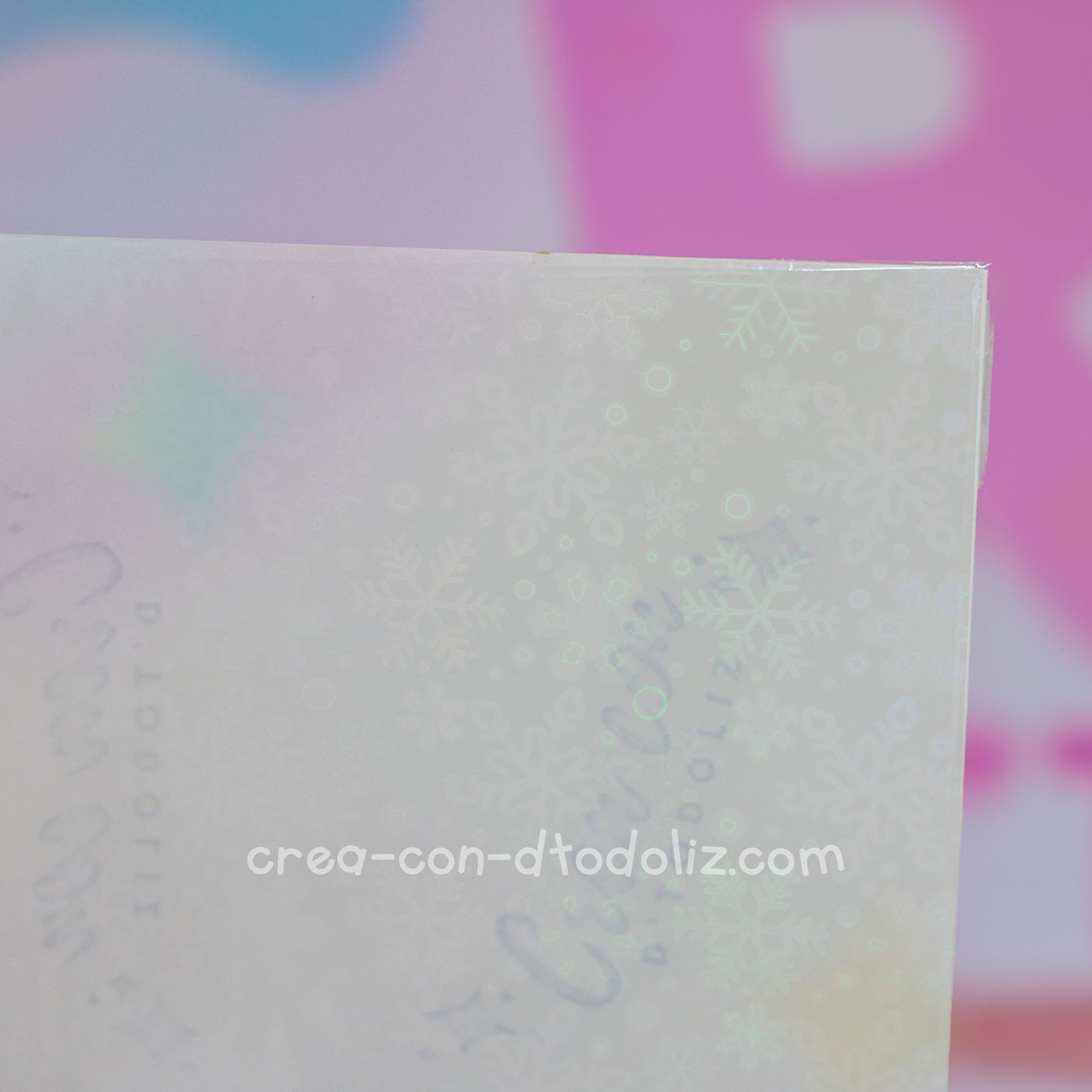 Vinil imprimible Semitransparente Copos