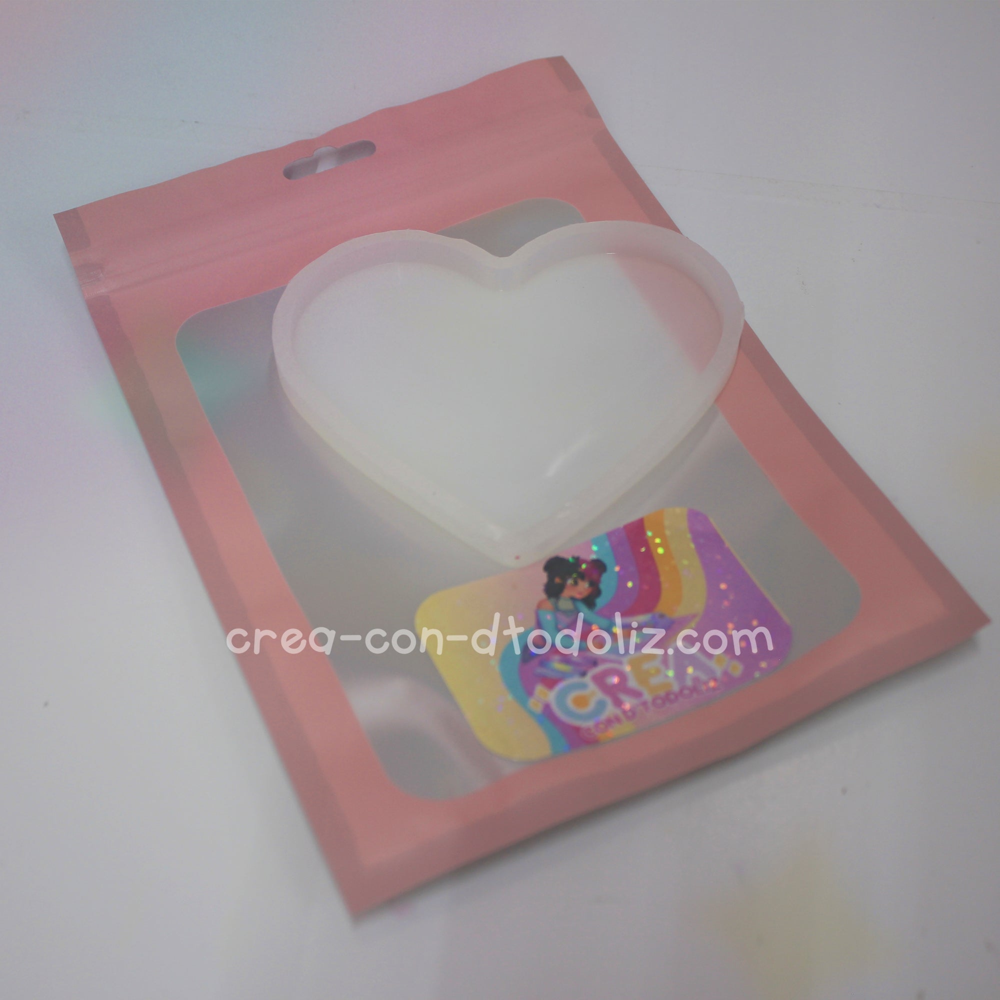 Molde de silicón corazón