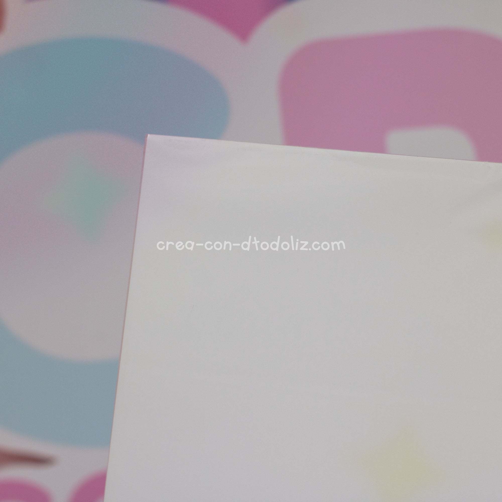 Vinil blanco glossy 5 hojas