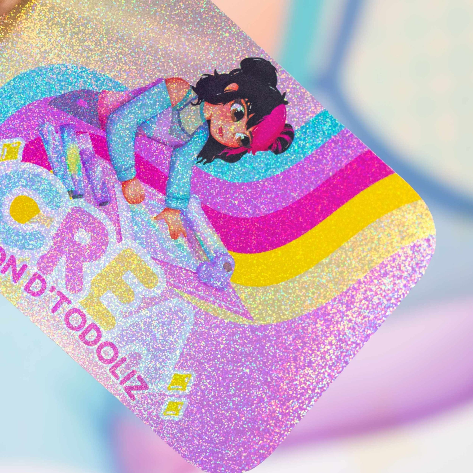 Vinil tornasol glitter imprimible