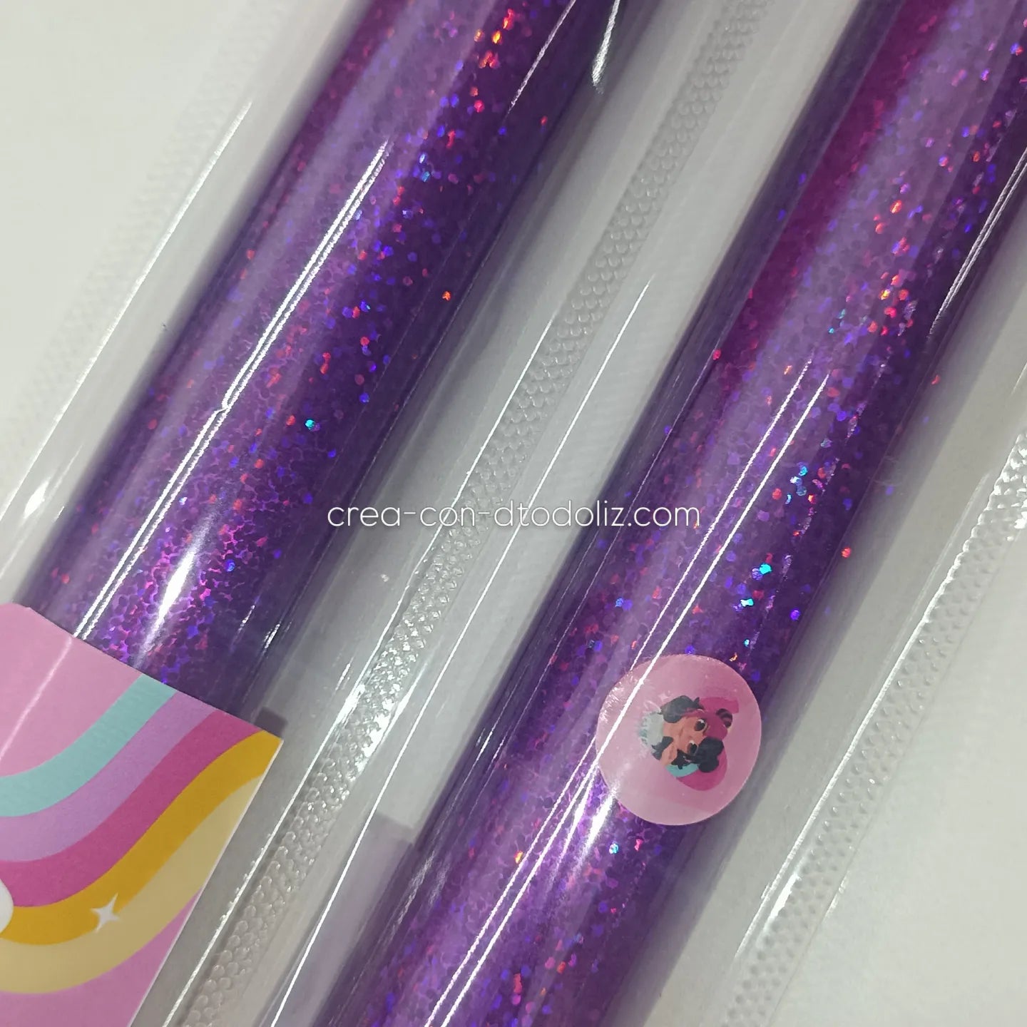 Foil Morado glitter