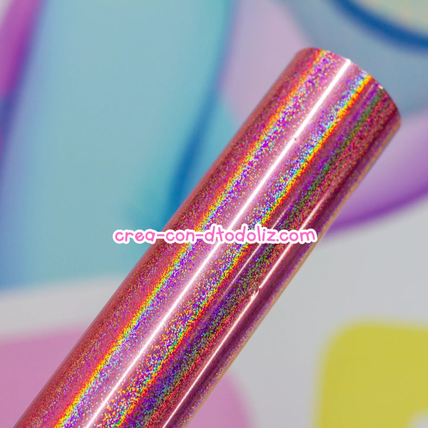 Foil pink dots