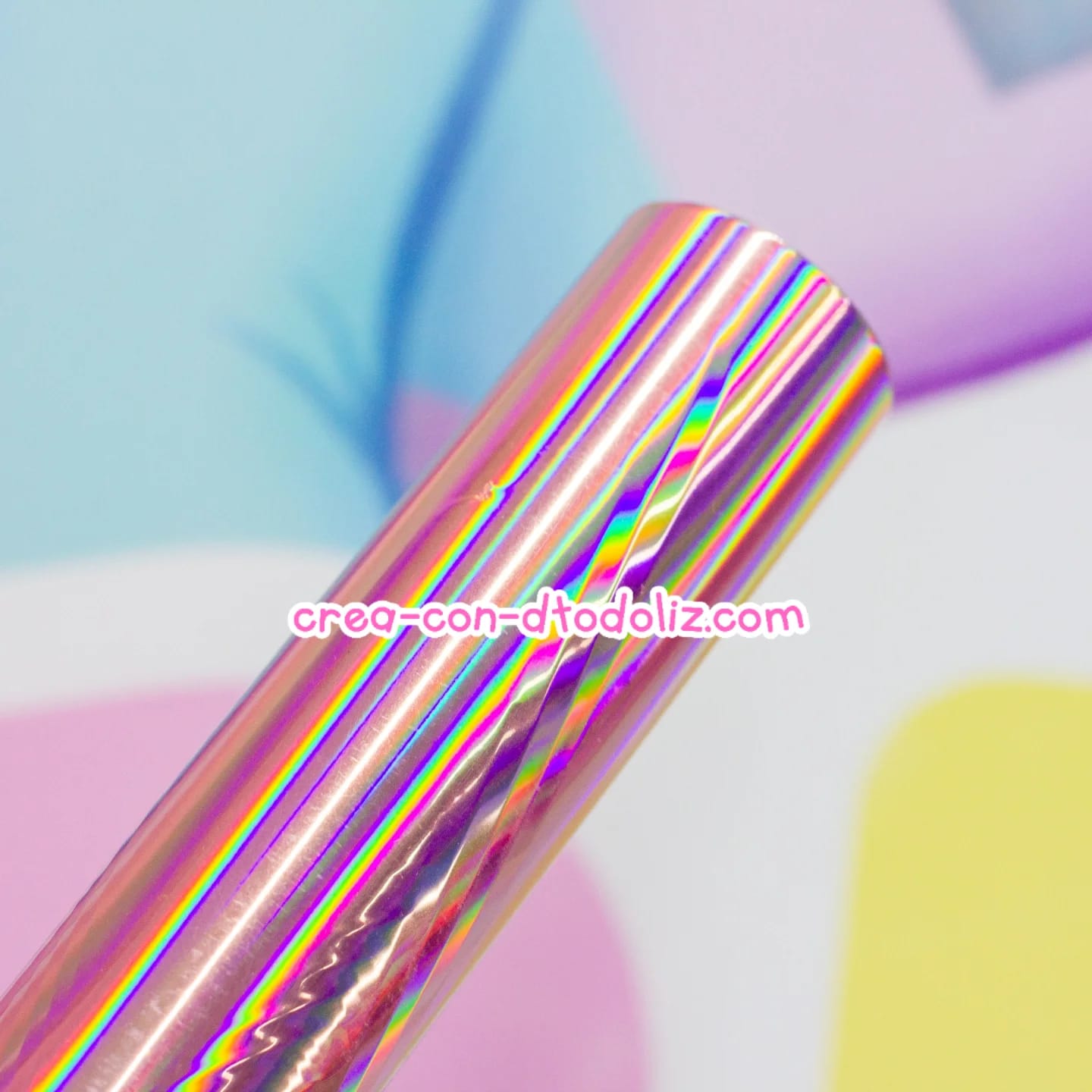 Foil pink tornasol