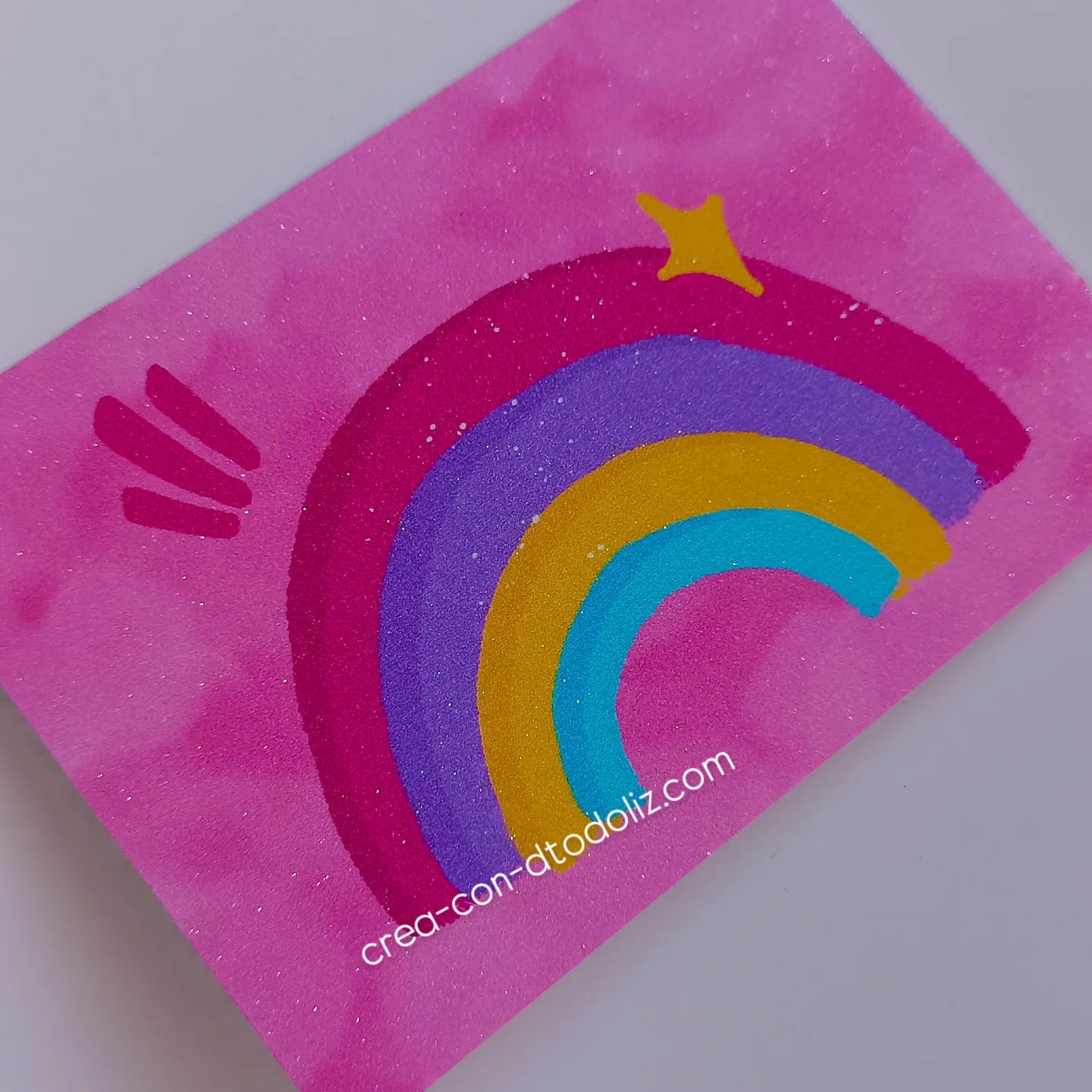 Laminado en frio 5 metros textura glitter