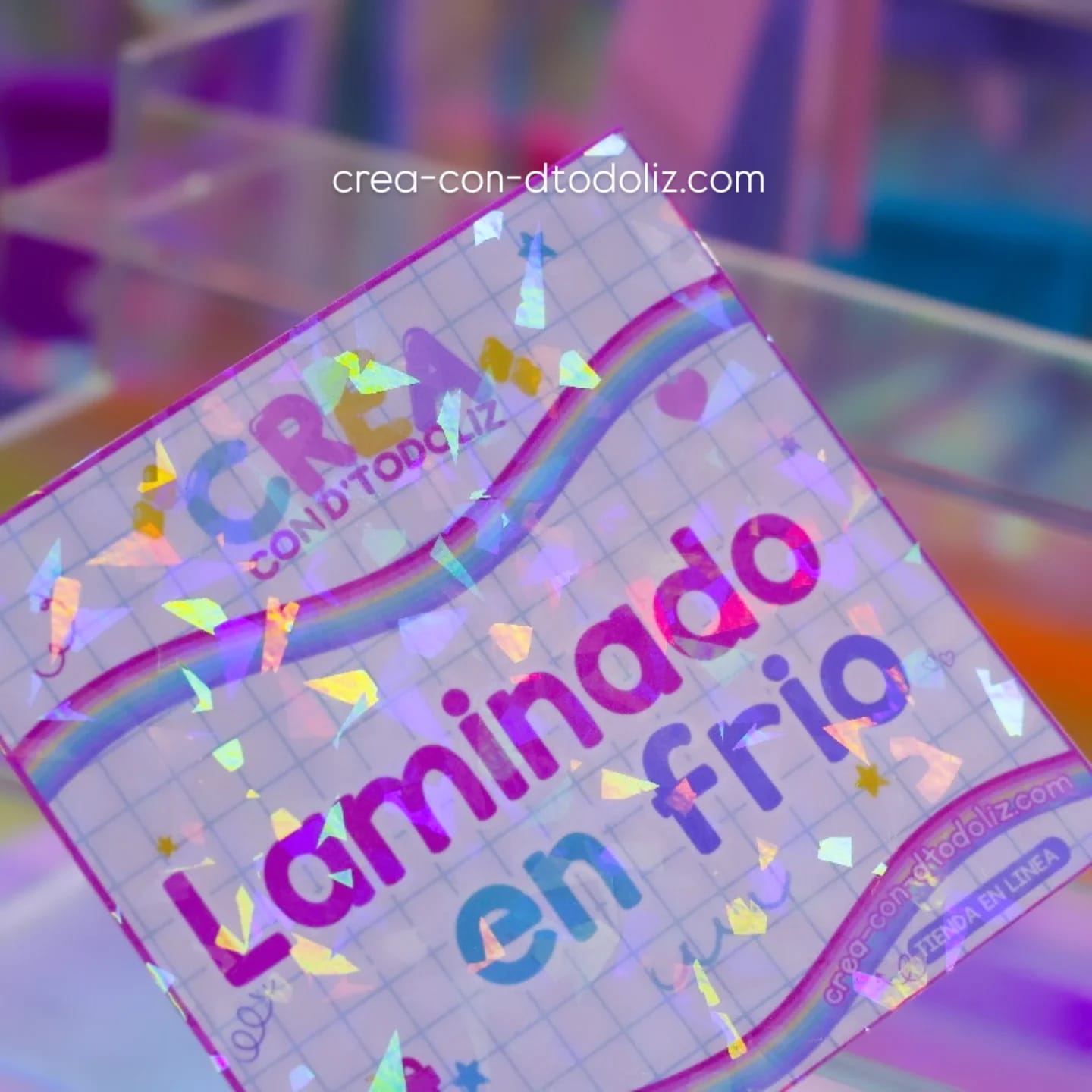 Laminado en frio Hoja A4 Vidrio roto 10 hojas