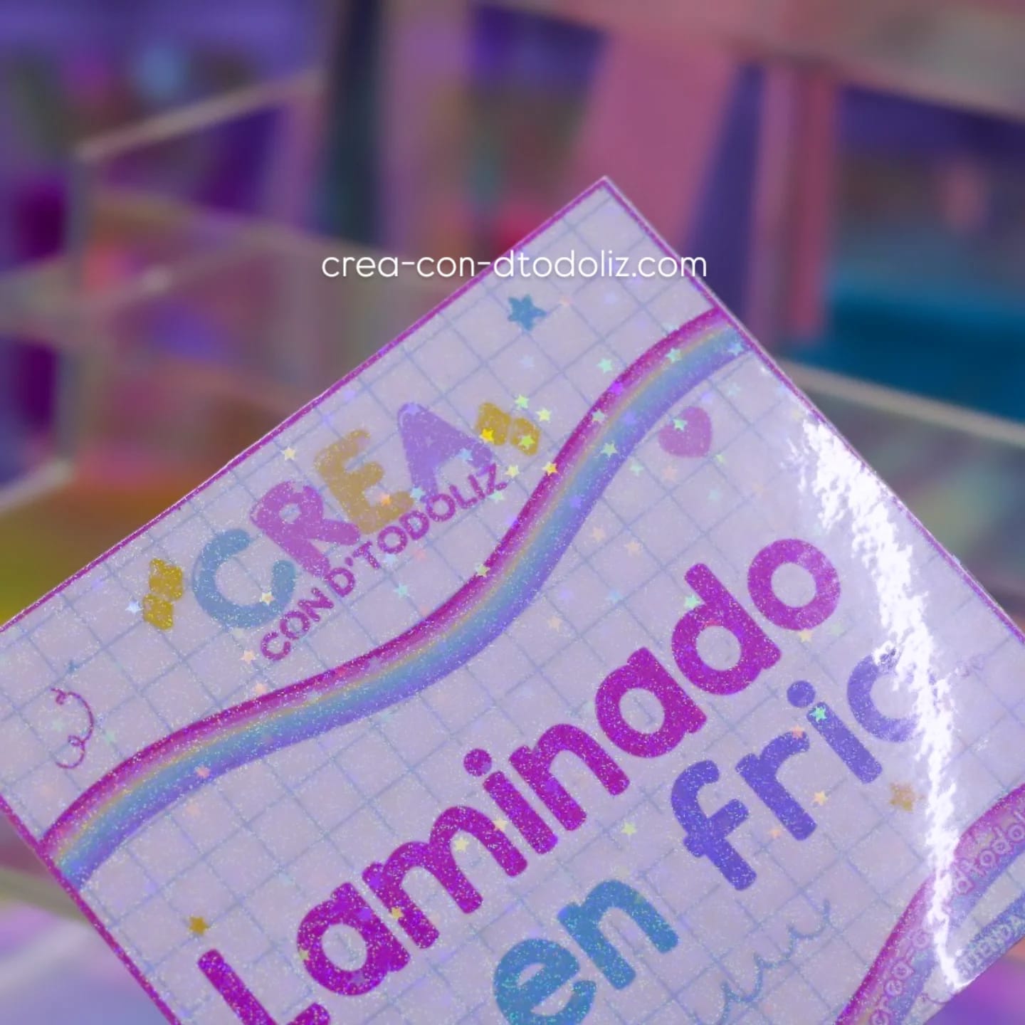Laminado en frio Hoja A4 Glow star 10 hojas