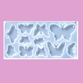Molde de silicón mariposas