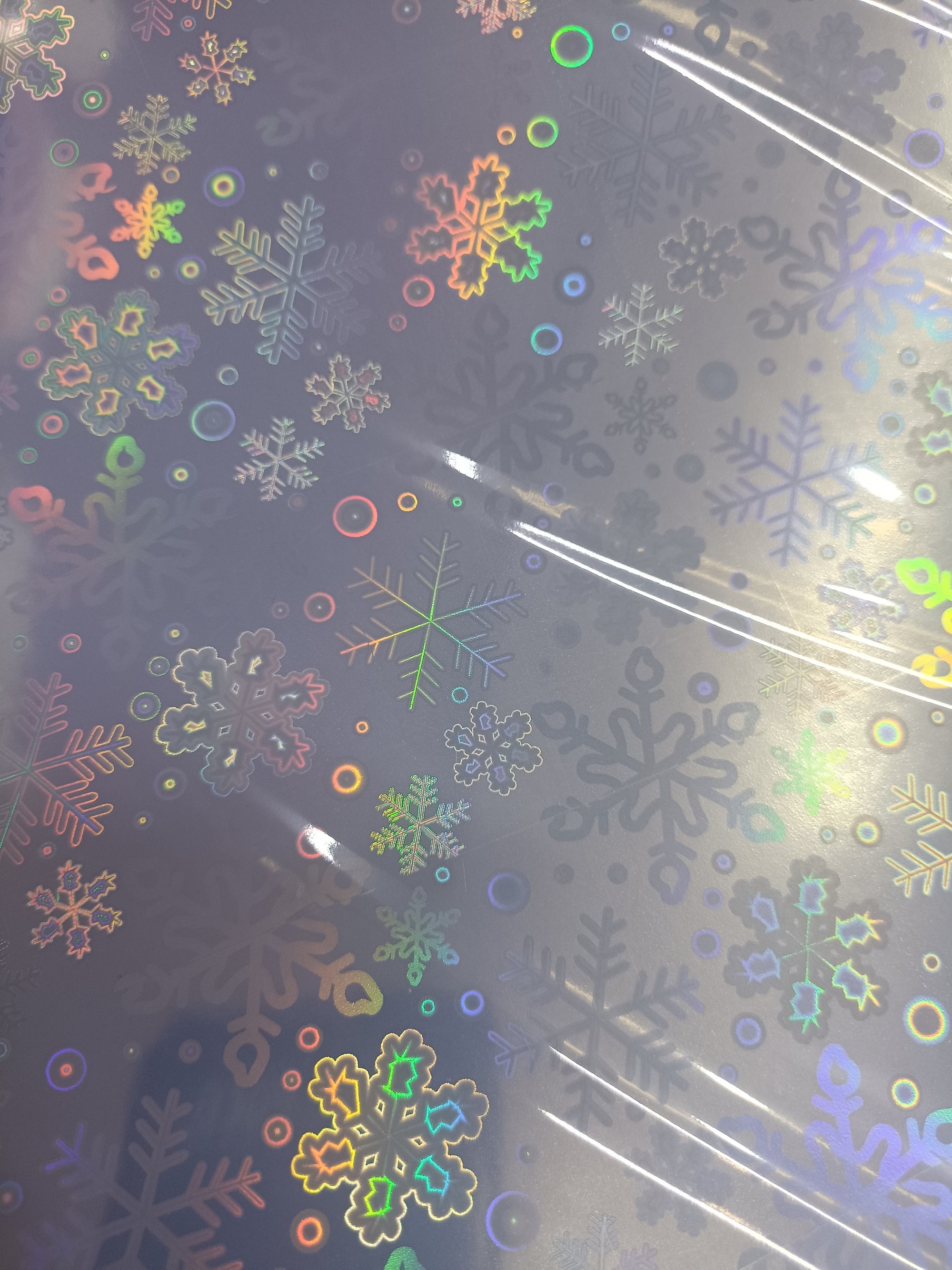 Vinil imprimible tornasol copos