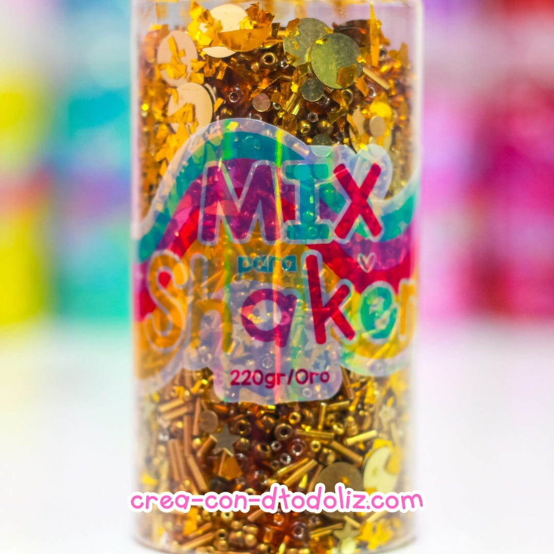 Mix para shaker color Oro