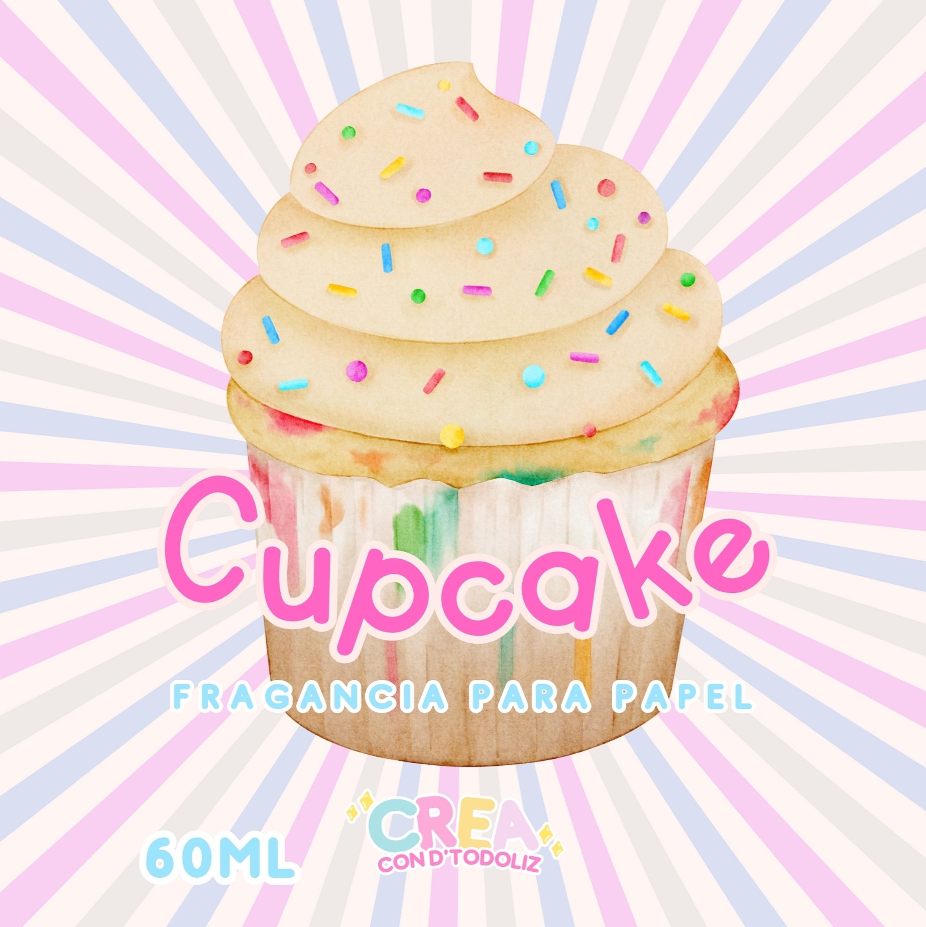 Fragancia para papel aroma Cupcake