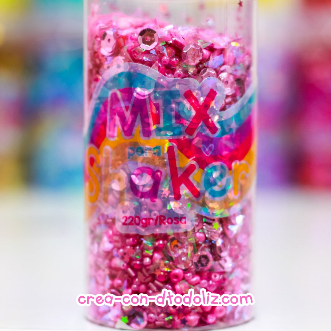 Mix para shaker color Rosa