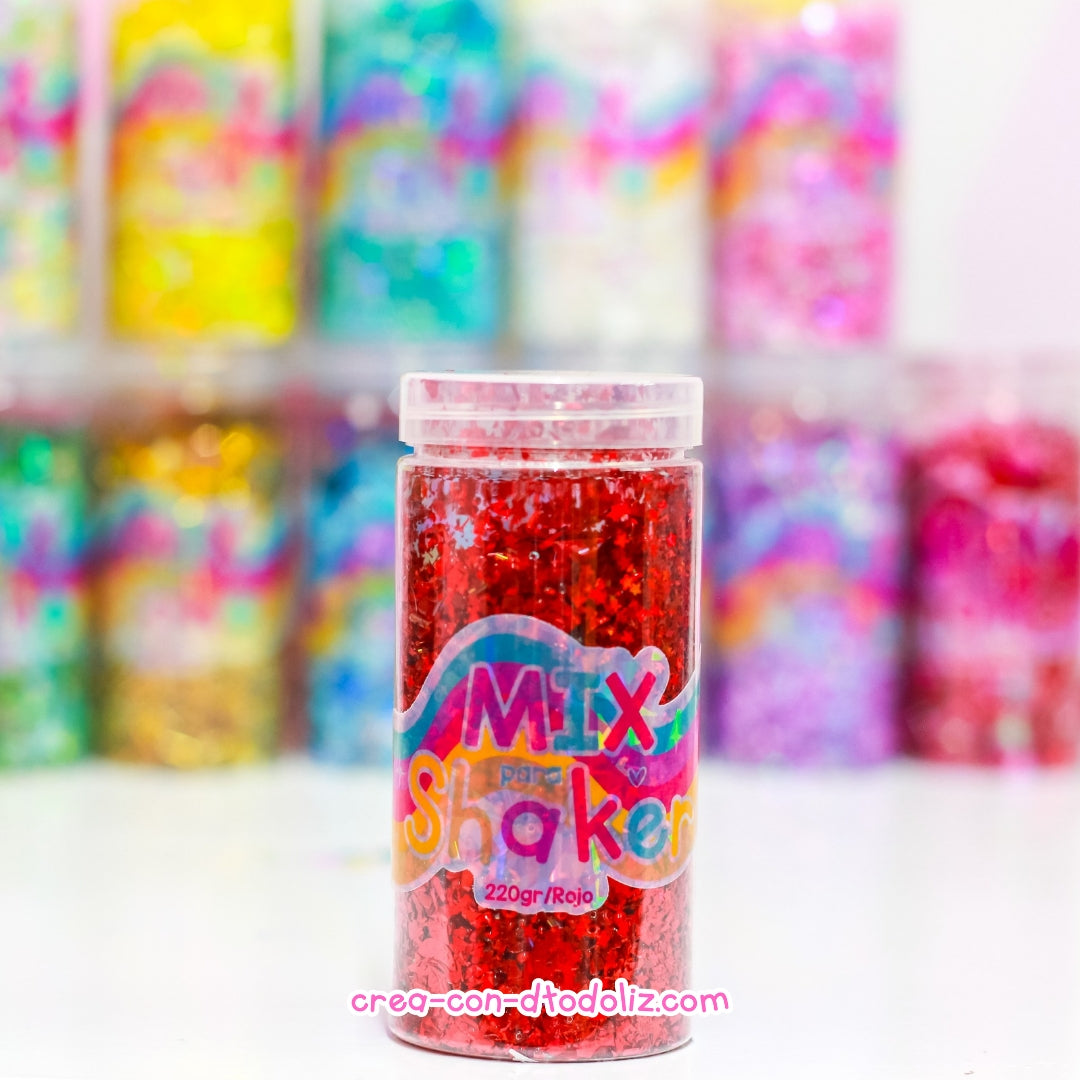 Mix para shaker color Rojo