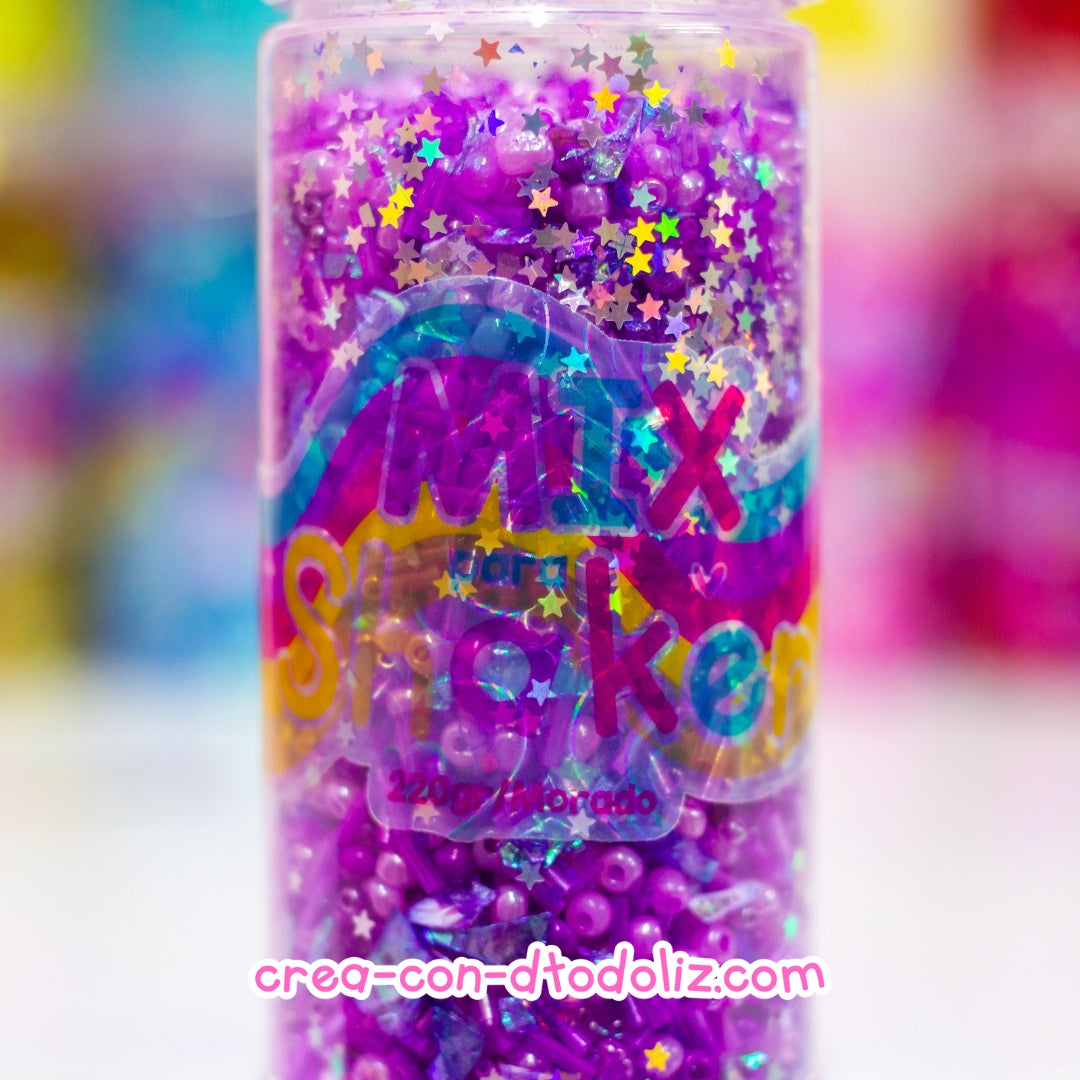 Mix para shaker color Morado