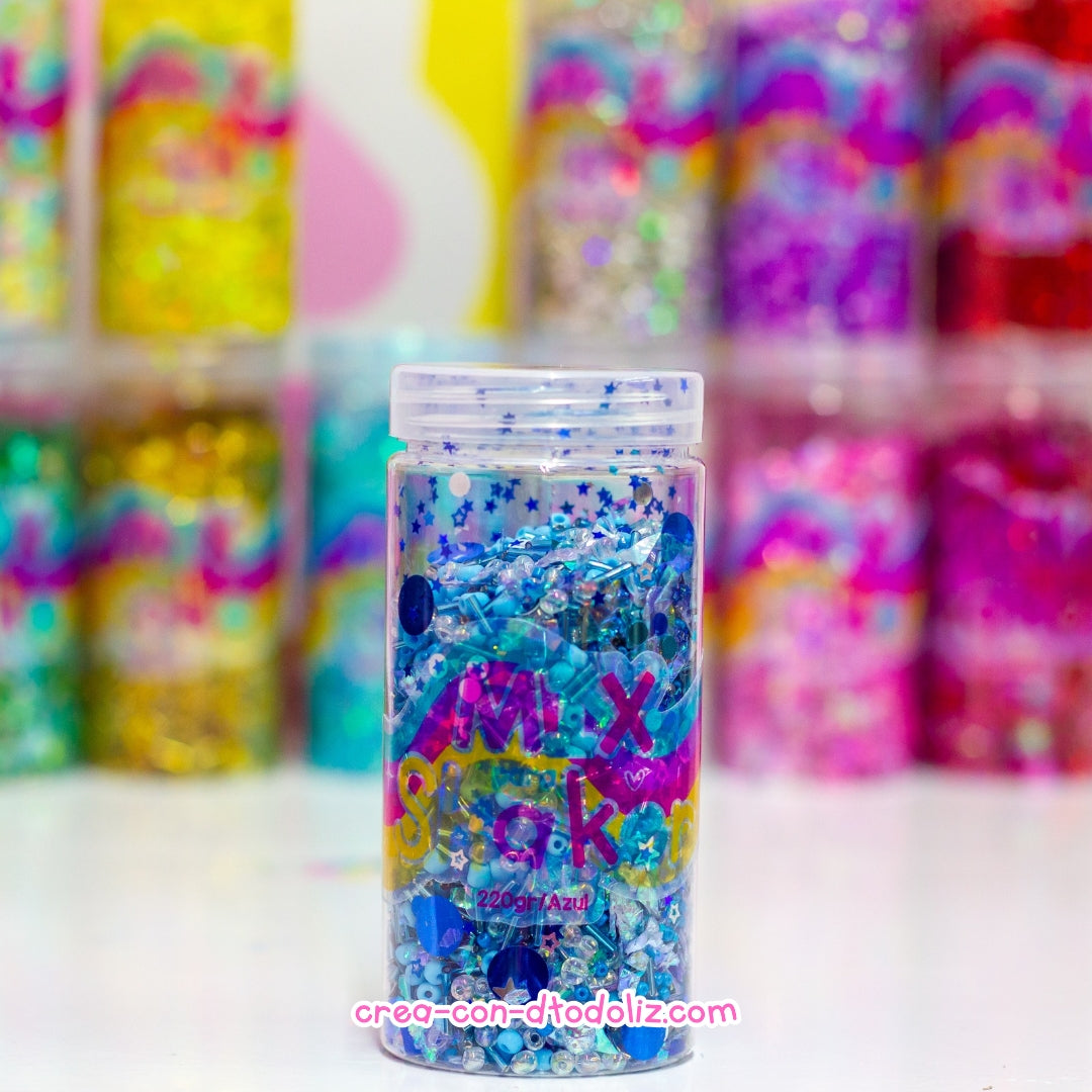 Mix para shaker color Azúl