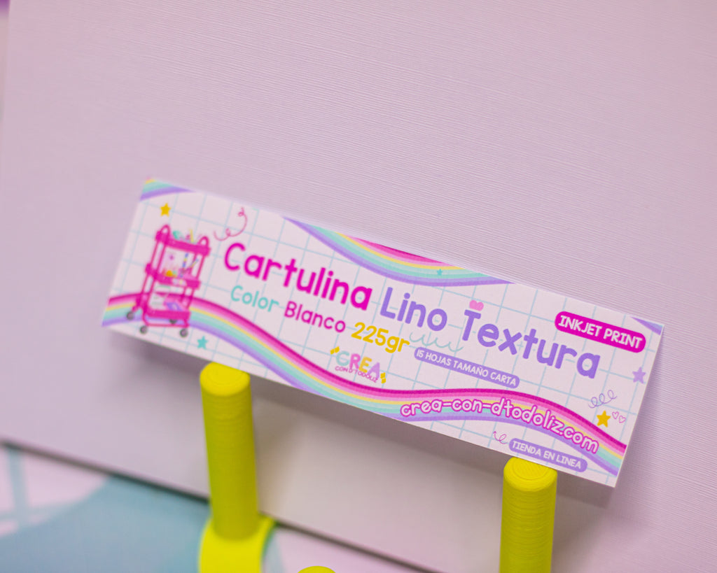 Cartulina Lino textura