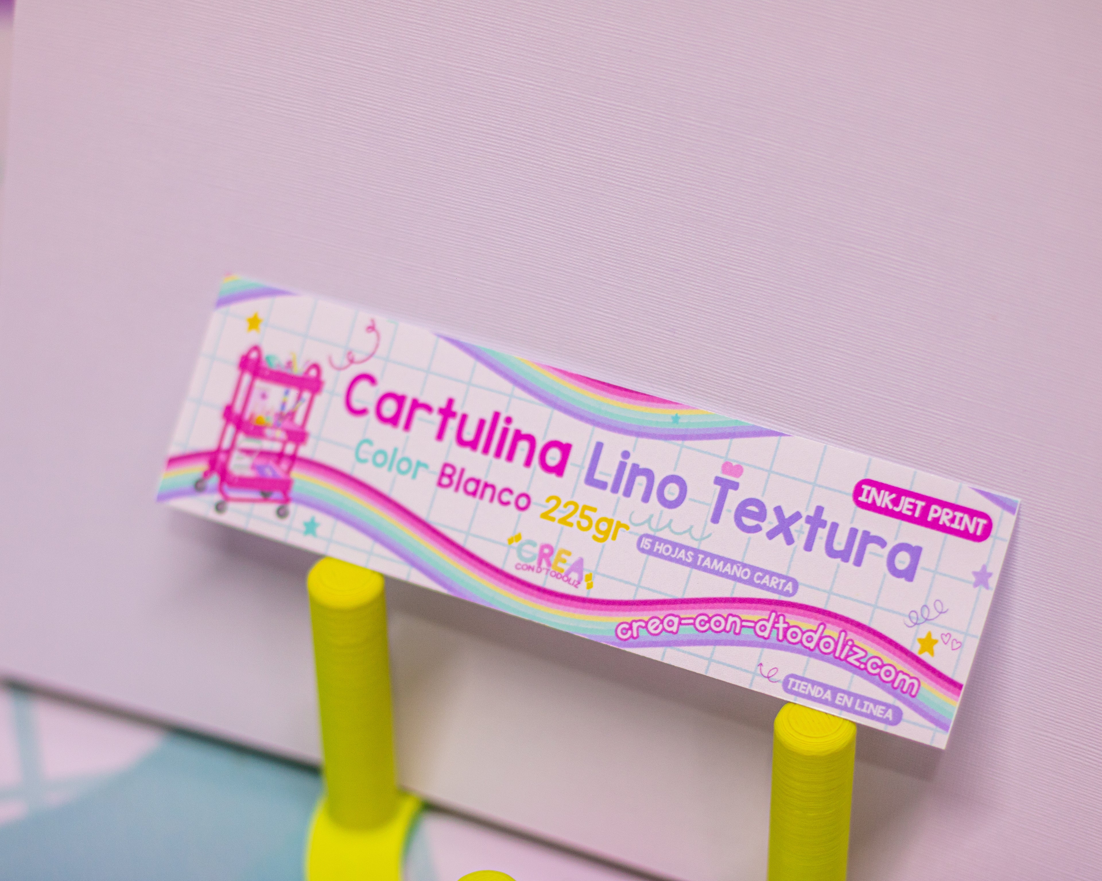 Cartulina Lino textura