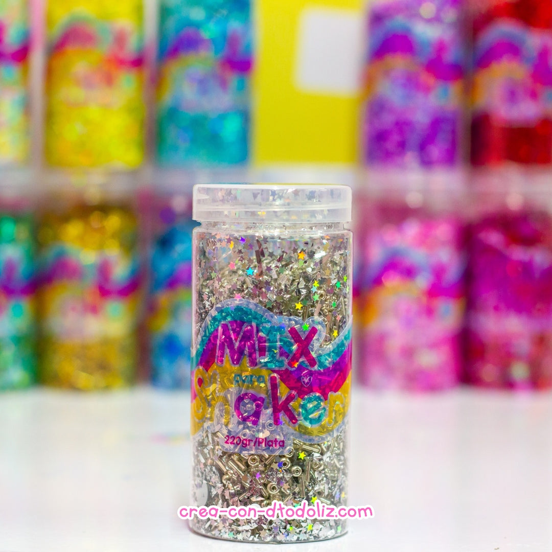 Mix para shaker color Plata
