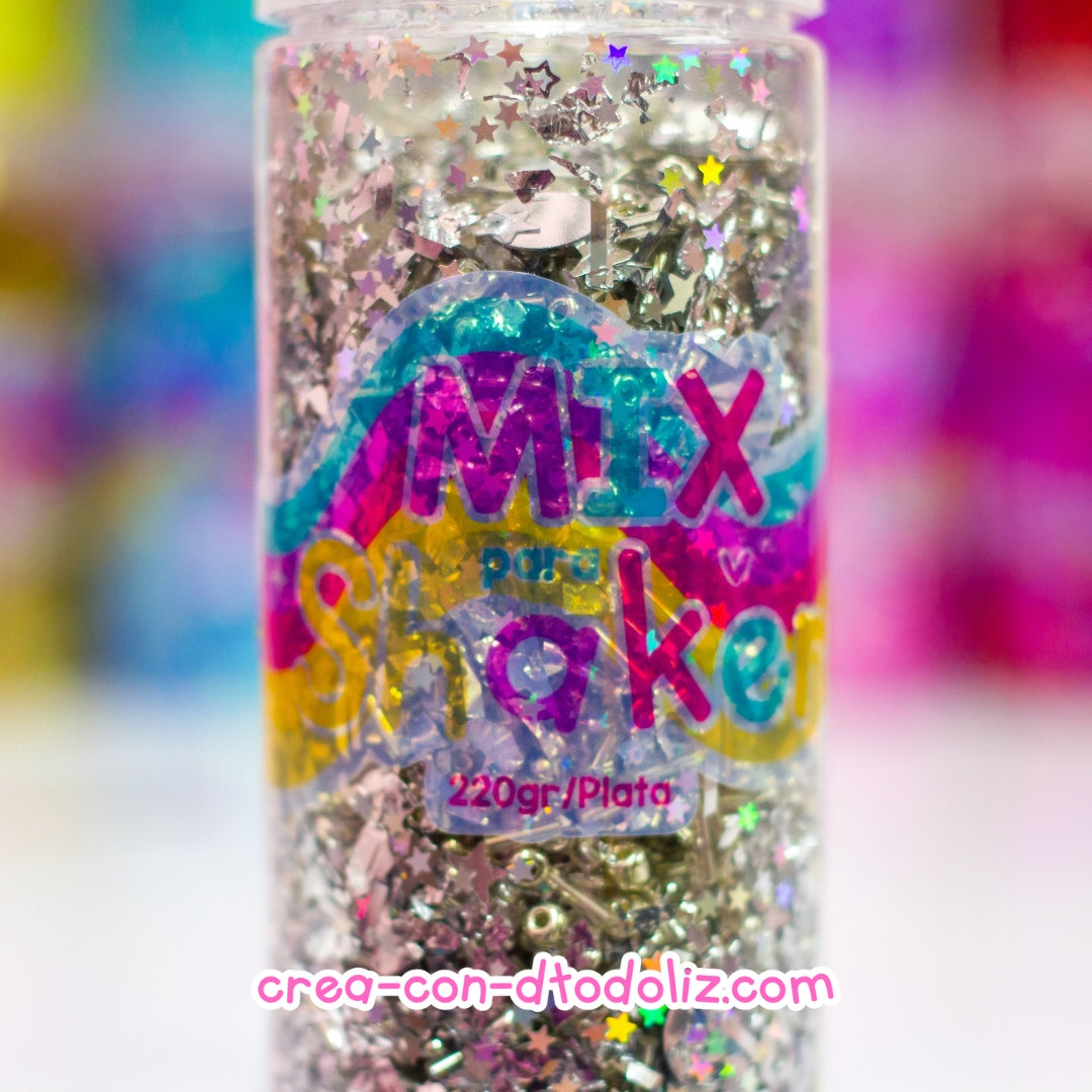 Mix para shaker color Plata