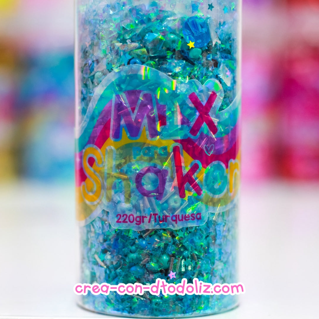 Mix para shaker color Turquesa