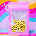 Eyelets corazón amarillo