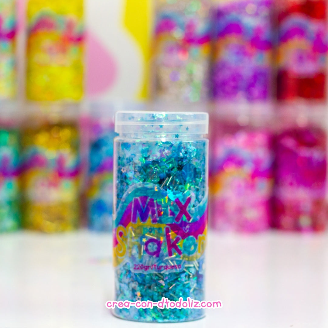 Mix para shaker color Turquesa