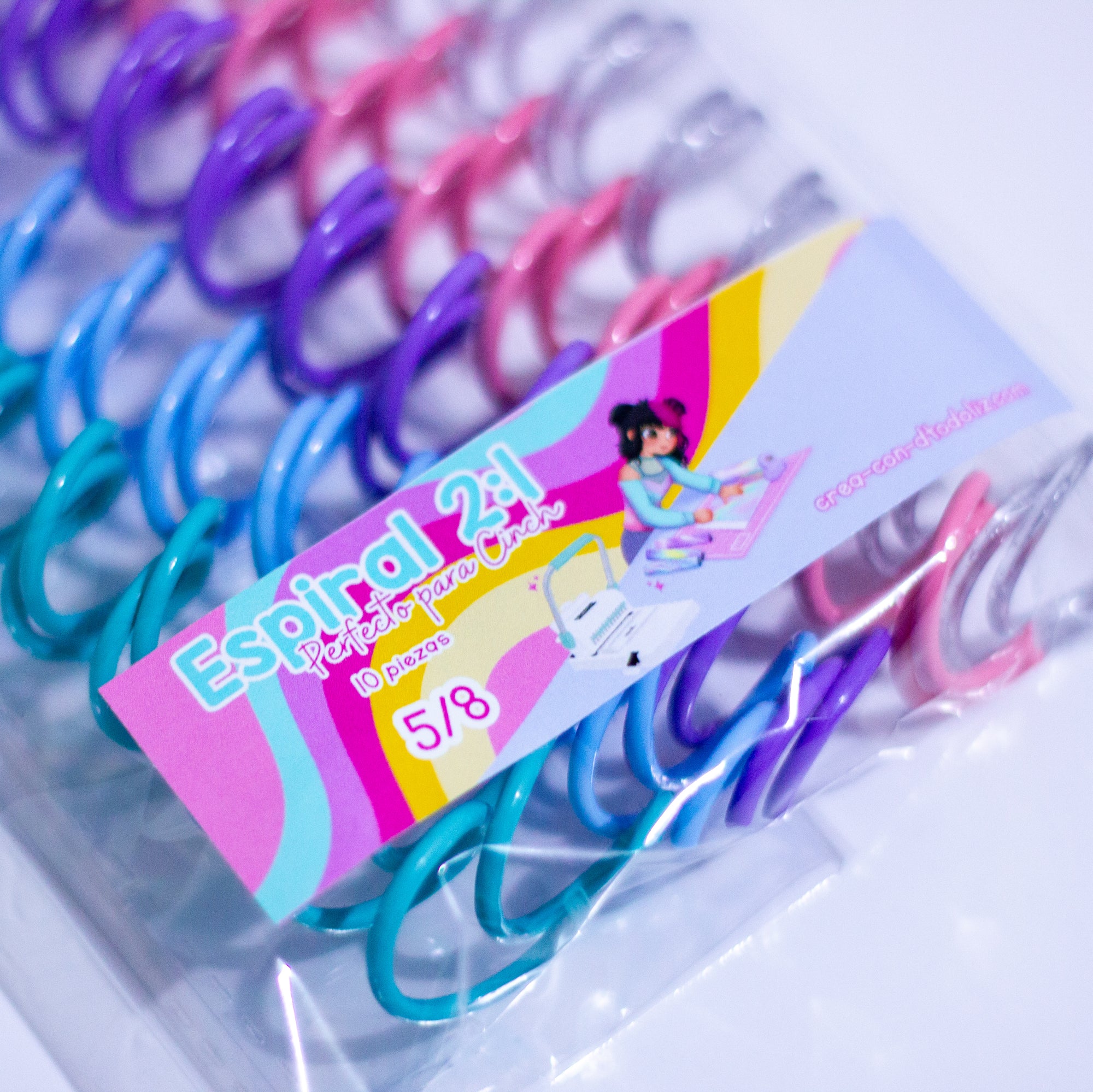 Pack espiral 2:1 para cinch ⅝ / 10 piezas