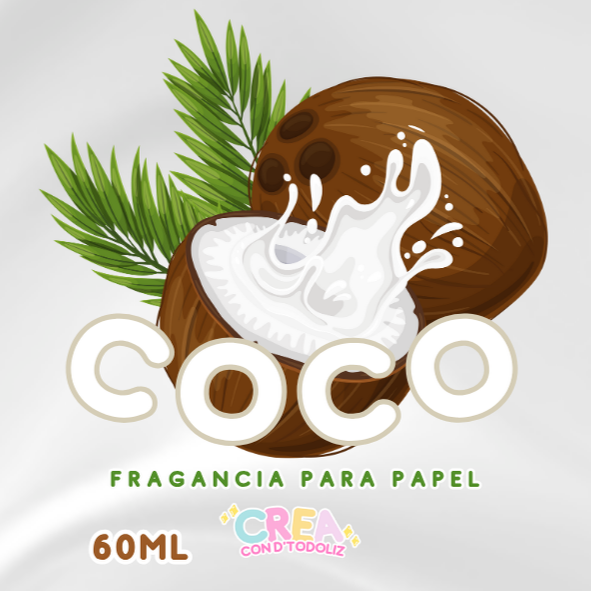 Fragancia para papel aroma Coco