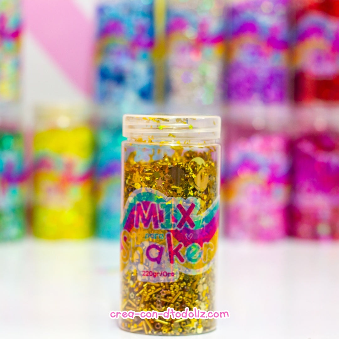 Mix para shaker color Oro