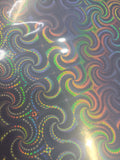 Vinil imprimible tornasol ondas