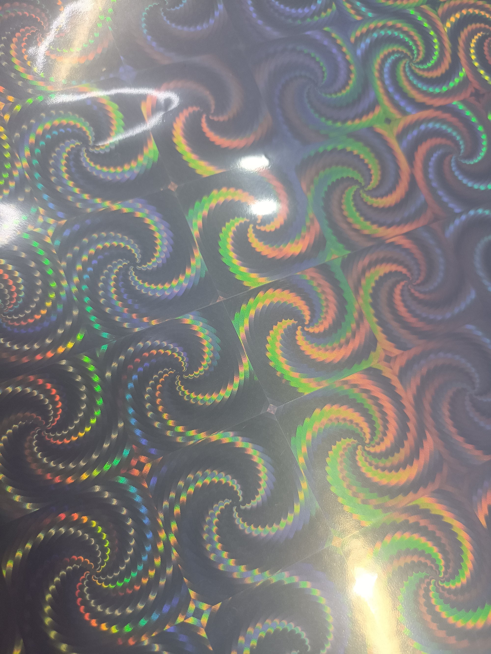 Vinil imprimible tornasol ondas