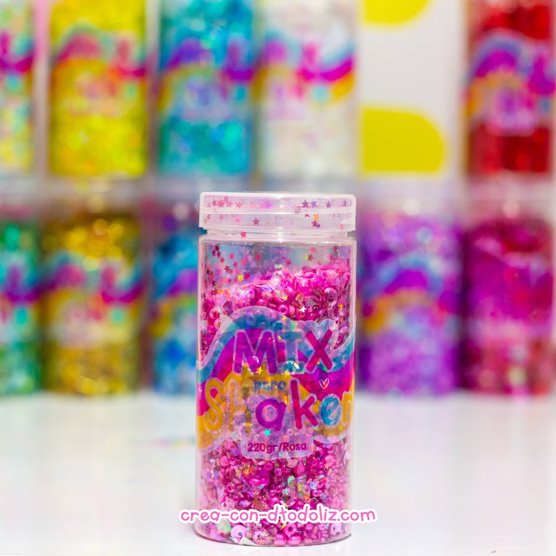 Mix para shaker color Rosa