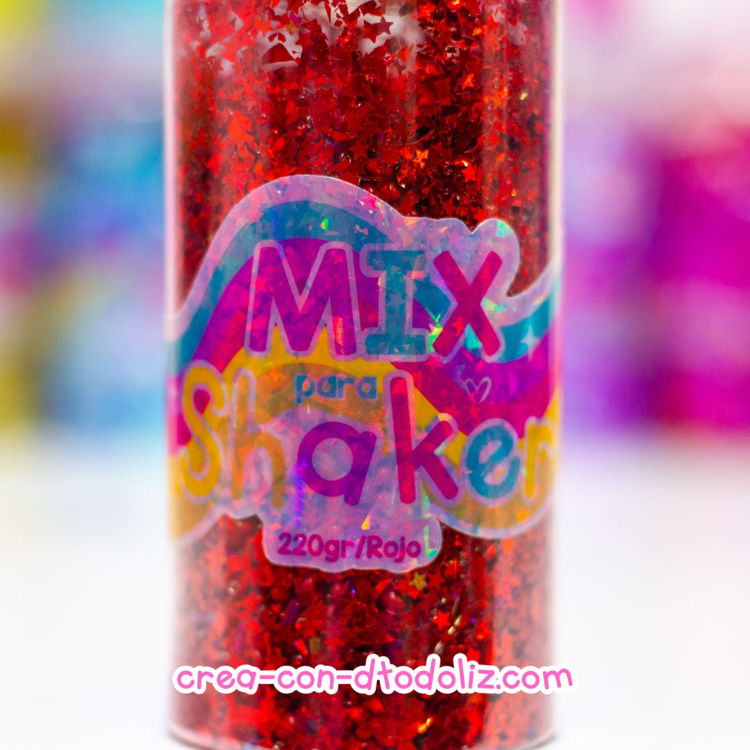 Mix para shaker color Rojo