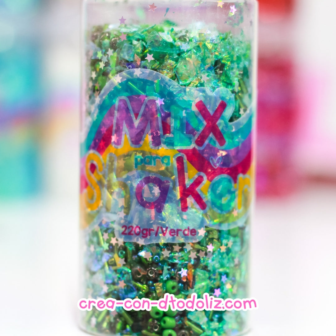 Mix para shaker color Verde